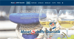 Desktop Screenshot of moselpersonenschifffahrt.de